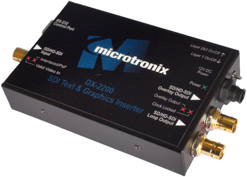 Skip To The Beginning Of The Images Gallery - Microtronix Dx-2200-ti-14 Sd/hd-sdi Text & Graphic (500x362), Png Download