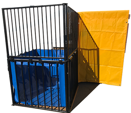 Dunk Tank - Cage (540x405), Png Download