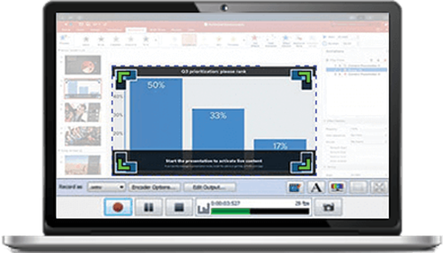 Record Your Computer Screen, Webcam Or Even Vhs Tapes - Microsoft Powerpoint (500x286), Png Download
