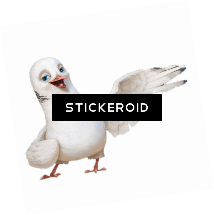 Dave The Dove (699x700), Png Download