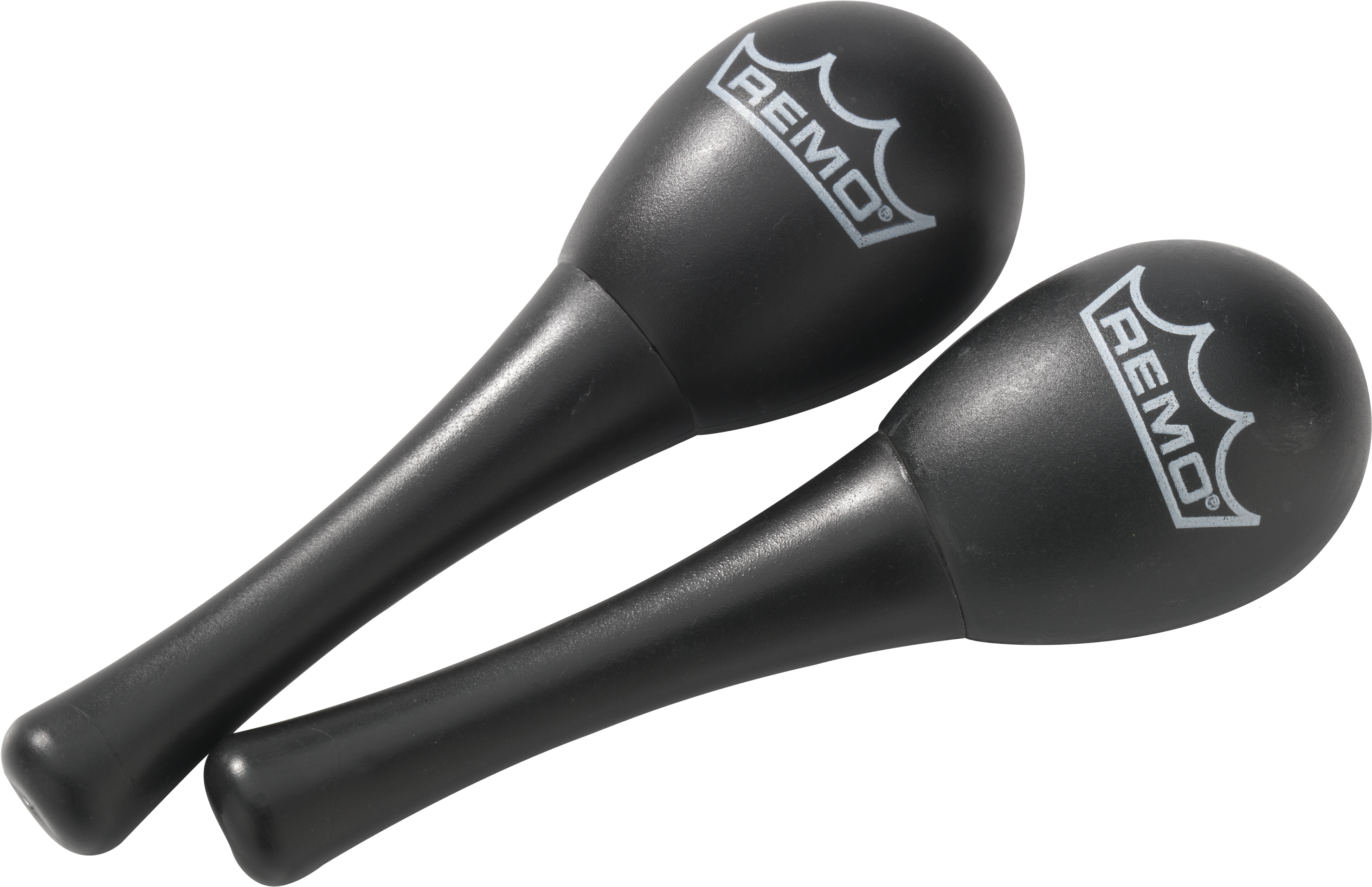 Remo Crown Percussion Mini Maracas-black - Remo 6" Ebony Pinstripe Tom Head (3300x3300), Png Download