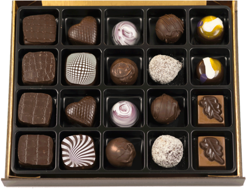 Box Of Chocolate Png (600x401), Png Download