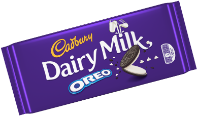 Cadbury Dairy Milk Oreo Cadbury Dairy Milk Chocolate 95g Full Size Png Download Seekpng