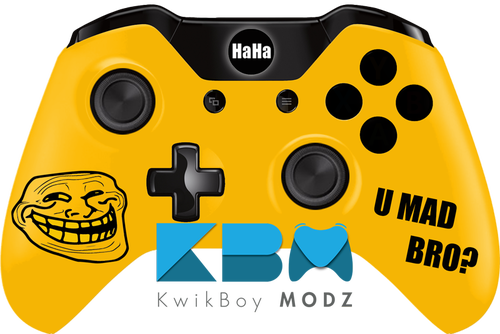 Troll Face Xbox One Controller - Troll Face (500x334), Png Download