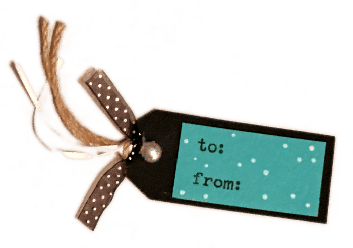 Hand Made Gift Tag - Gift (700x491), Png Download