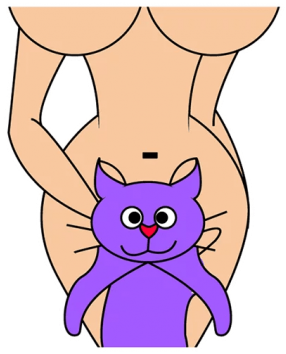 Киска Kitten - Sticker (360x360), Png Download
