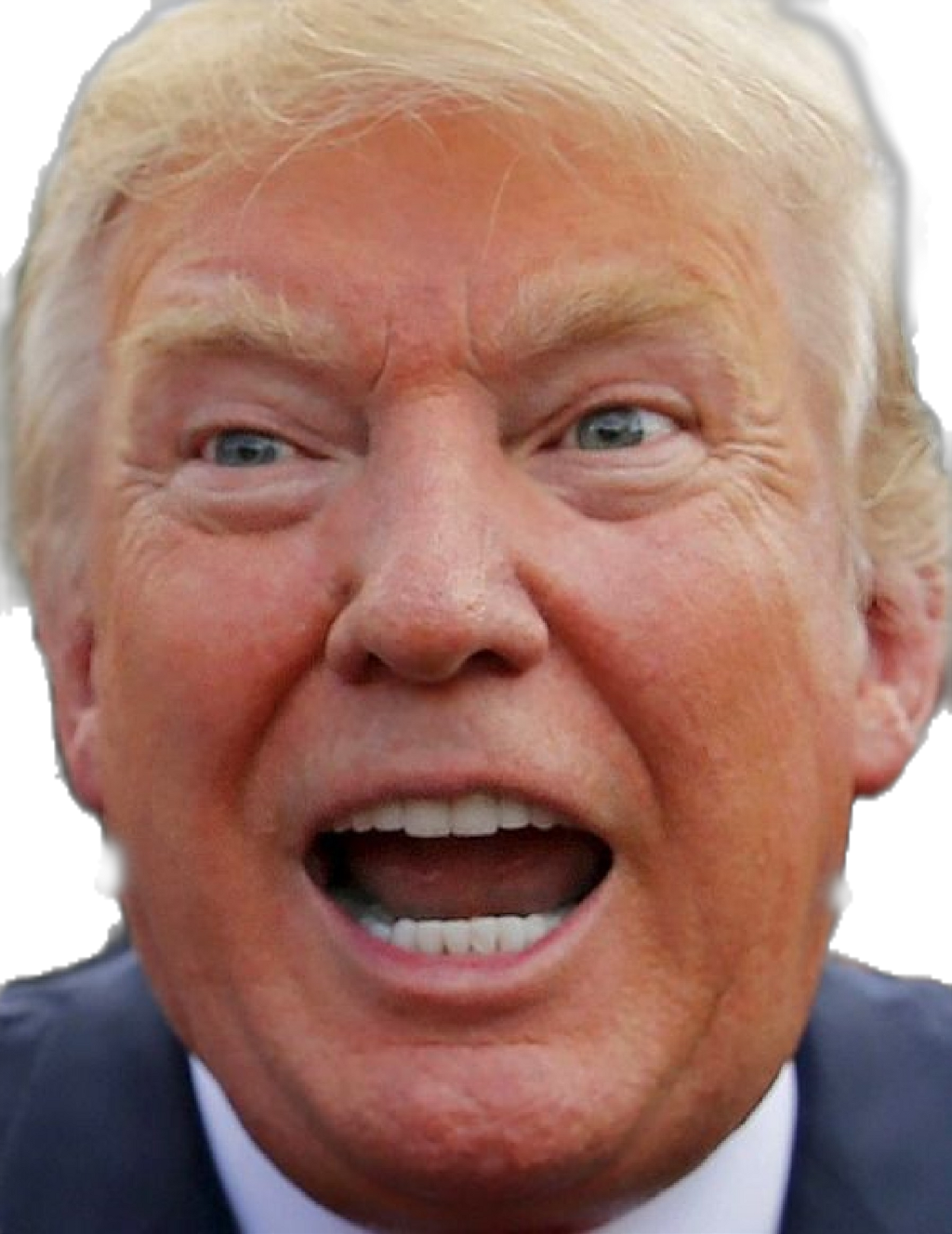 Report Abuse - Donald Trump Close Up (1024x1327), Png Download