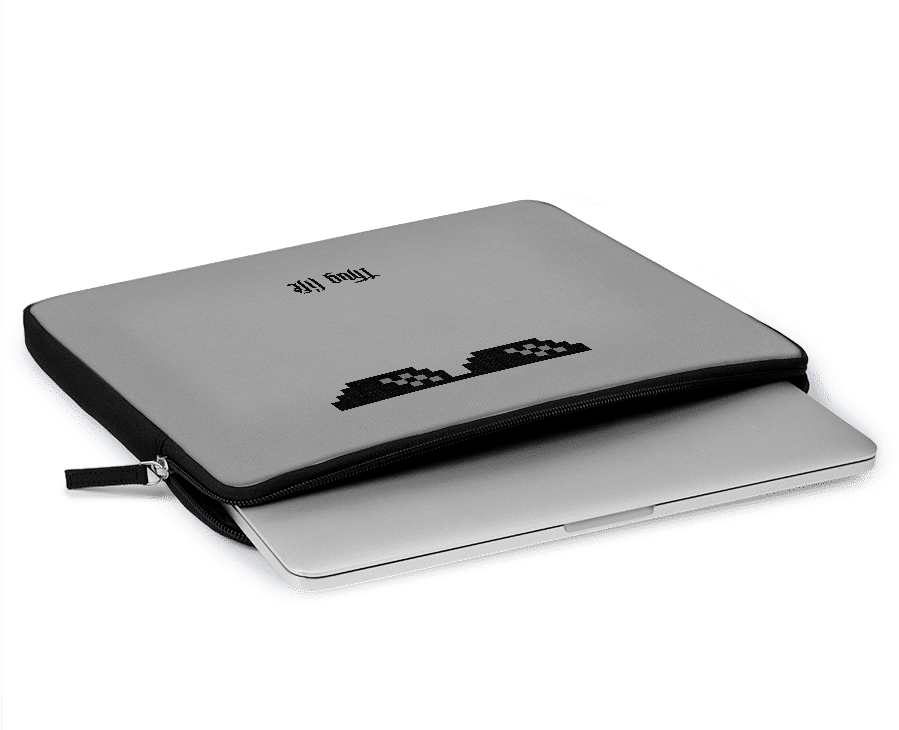 Dailyobjects Thug Life Ballistic Nylon Zippered Sleeve - Peopic Retail Private Limited (900x900), Png Download