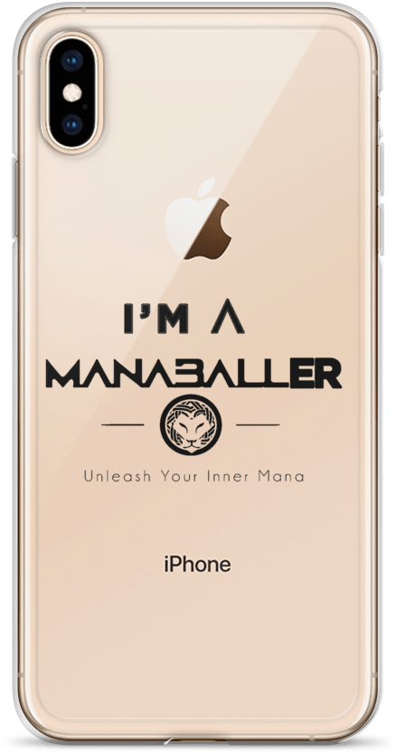 Black "i'm A Manaballer" Iphone Cover Case (1000x1000), Png Download