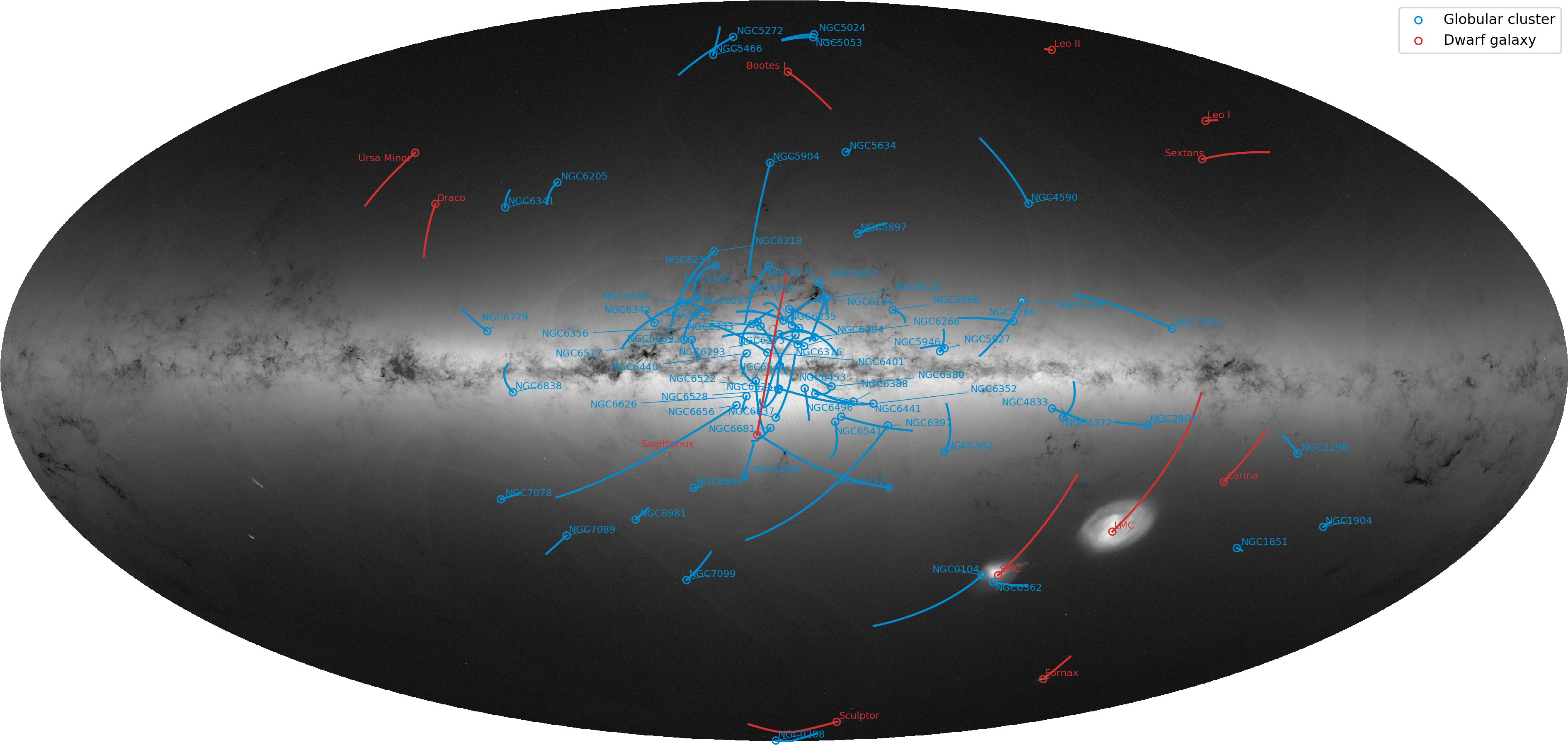 Gaia Dr2 Milky Way Map (600x315), Png Download