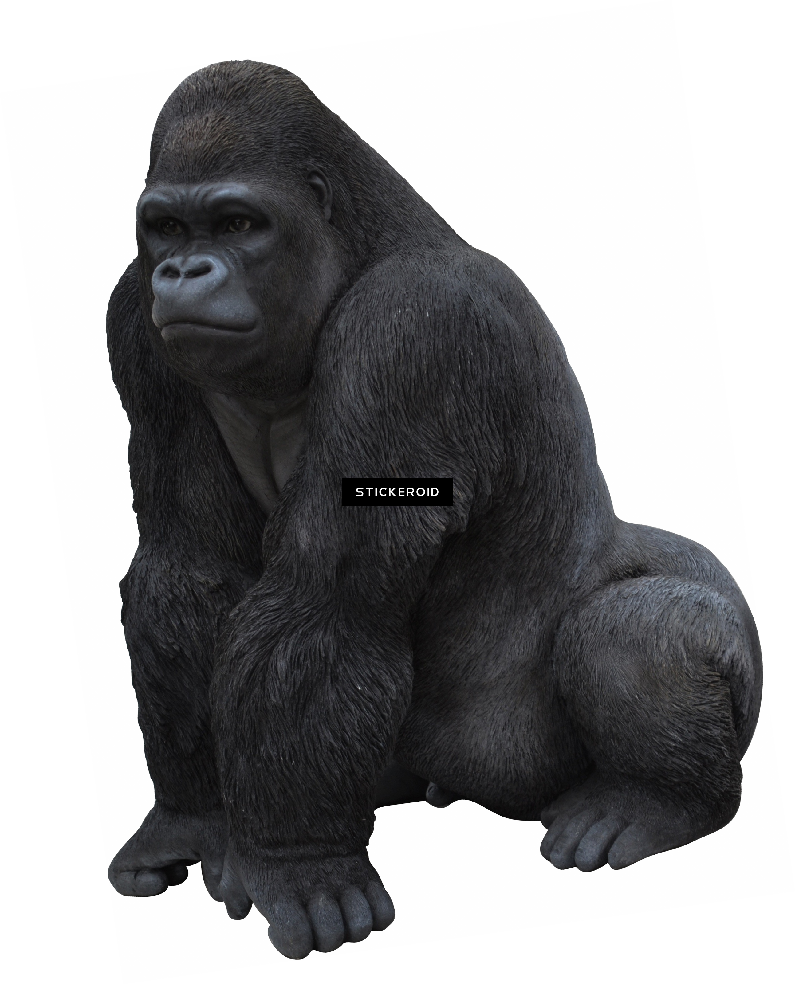 Gorilla - Natures Gallery Gorilla Statue - 83463 (2587x3203), Png Download