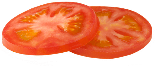 Tomato Slice Transparent Background (505x245), Png Download