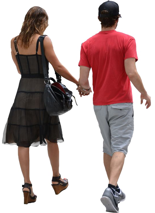 Sports Walk Pngmart002 Load20180523 Transparent Png - People Walking Png (736x736), Png Download