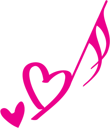 Fullsize Of Music Note Heart Large Of Music Note Heart - Heart Music Note Png (1054x794), Png Download