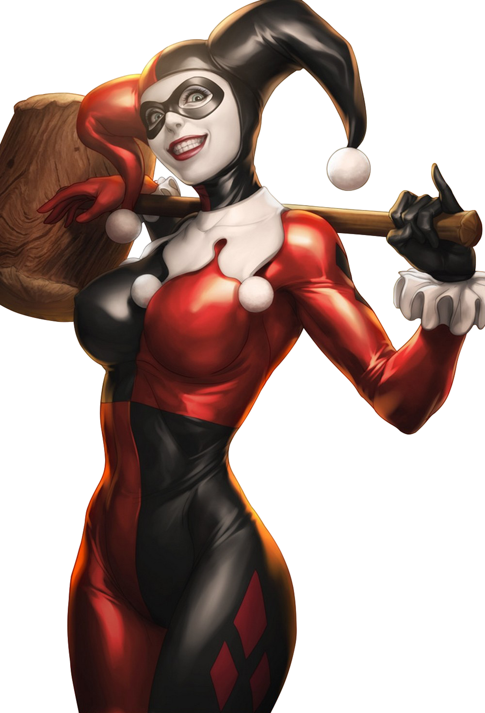 Harley Quinn Gotham City Sirens (1000x1469), Png Download