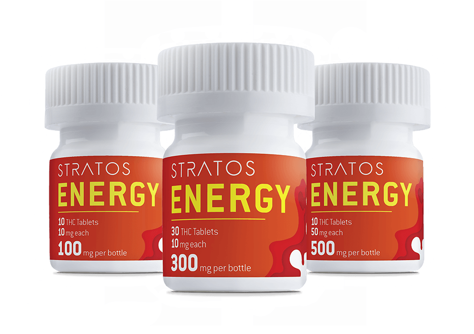 Stratos 10mg Thc Pills - Stratos Energy 500 (1500x668), Png Download