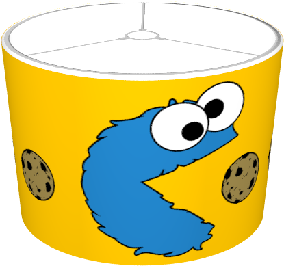 Cookie Monster Pacman - Pac-man (674x516), Png Download