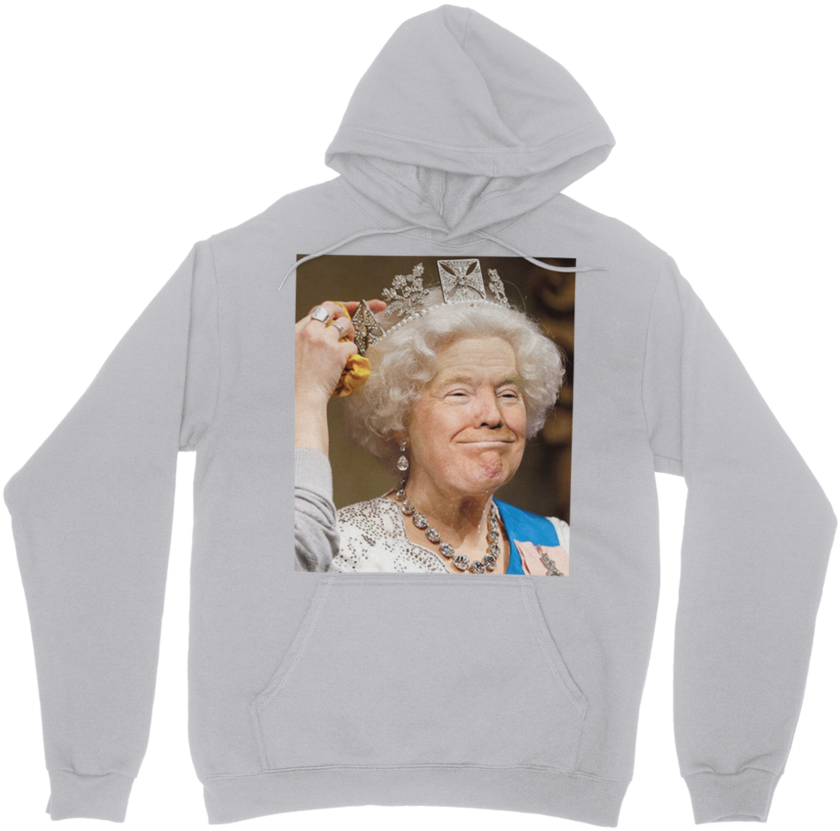 Donald Trump And Queen Elizabeth Face Swap ﻿classic - Dog Hoodie. By Artistshot (900x900), Png Download