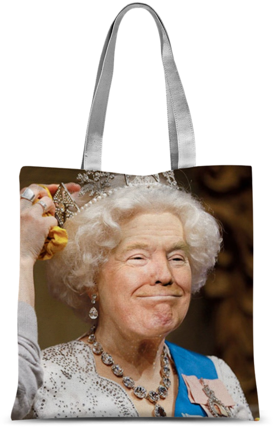 Donald Trump And Queen Elizabeth Face Swap ﻿classic - Donald Trump / The Donald 8 X 10 / 8x10 Glossy Photo (900x900), Png Download