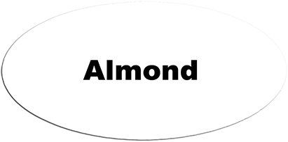 Id Magnet Oval Almond Milk - Circle (600x600), Png Download