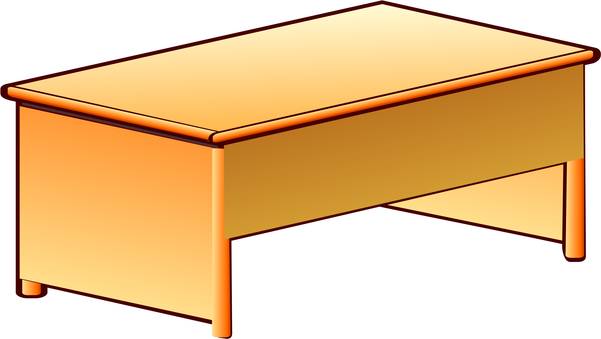 Open - Desk Png (2000x1150), Png Download