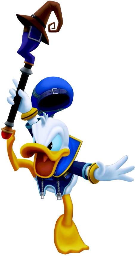 Kingdom Hearts Clipart Disney - Kingdom Hearts Angry Donald (476x873), Png Download