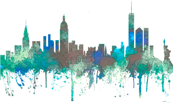 Ny T Shirt For - Economic Capital Of India (600x400), Png Download