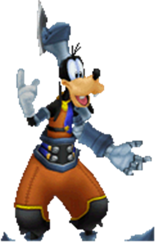 Image Goofy Talk Sprite Khrec Png Kingdom - Goofy Birth By Sleep (601x834), Png Download