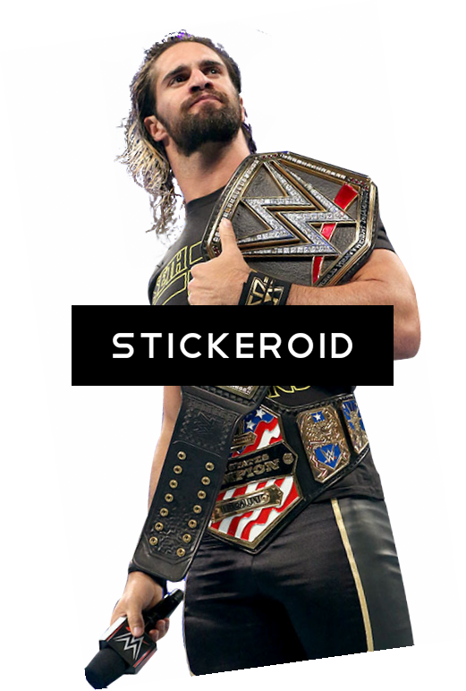 Seth Rollins Wwe - Professional Wrestling Championship (521x772), Png Download