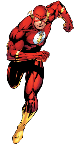 Null - Dc Comics Justice League Flash Door Poster (400x500), Png Download