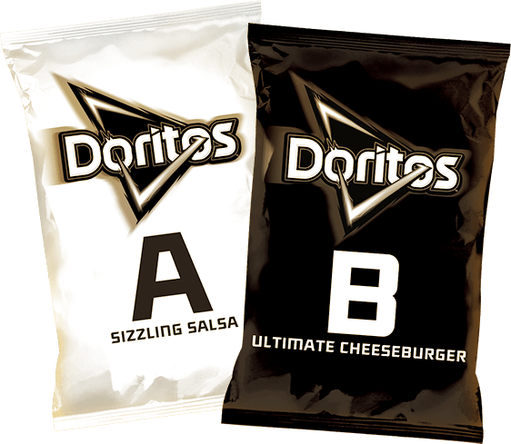 Doritos A Vs B - Doritos Corn Chips Nacho Cheese (562x489), Png Download