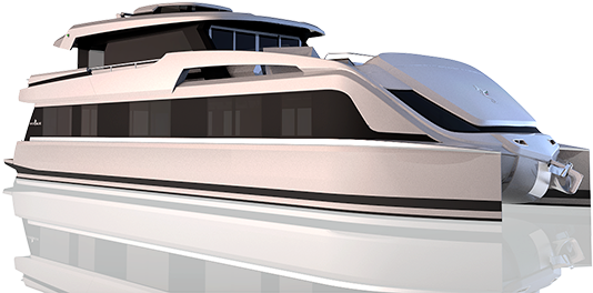 Overblue Was Designed In Collaboration With The Well - Luxury Yacht (700x358), Png Download