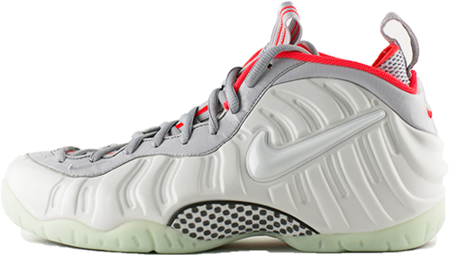 Nike Air Foamposite Pro "pure Platinum Yeezy" - Sneakers (600x401), Png Download