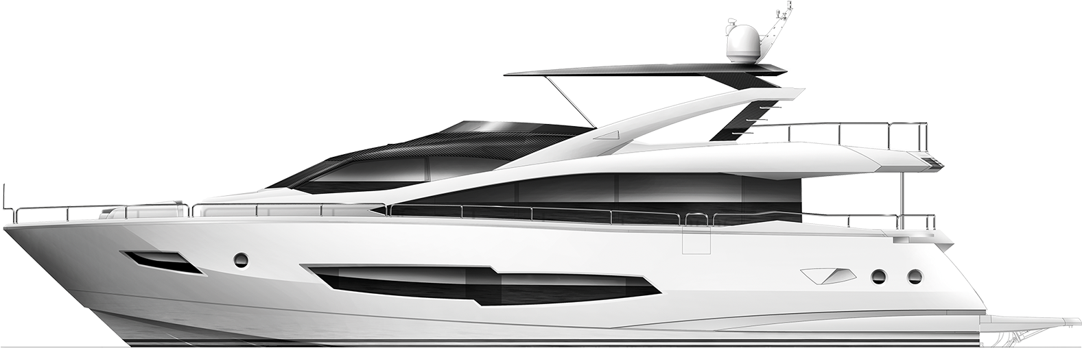 86 Yacht - Yacht (1999x645), Png Download