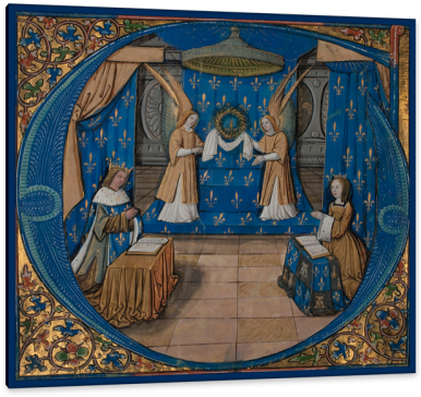 Illumination From The Grandes Heures Of Anne Of Brittany - Les Funérailles D'anne De Bretagne, Reine De France (400x375), Png Download