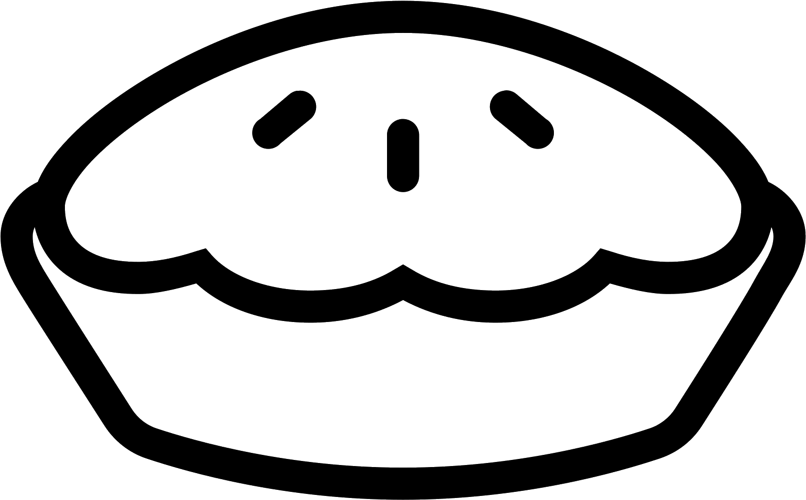 The Icon Is A Pie In The Classic Sense Of American - Pie Icon Png (1600x1600), Png Download
