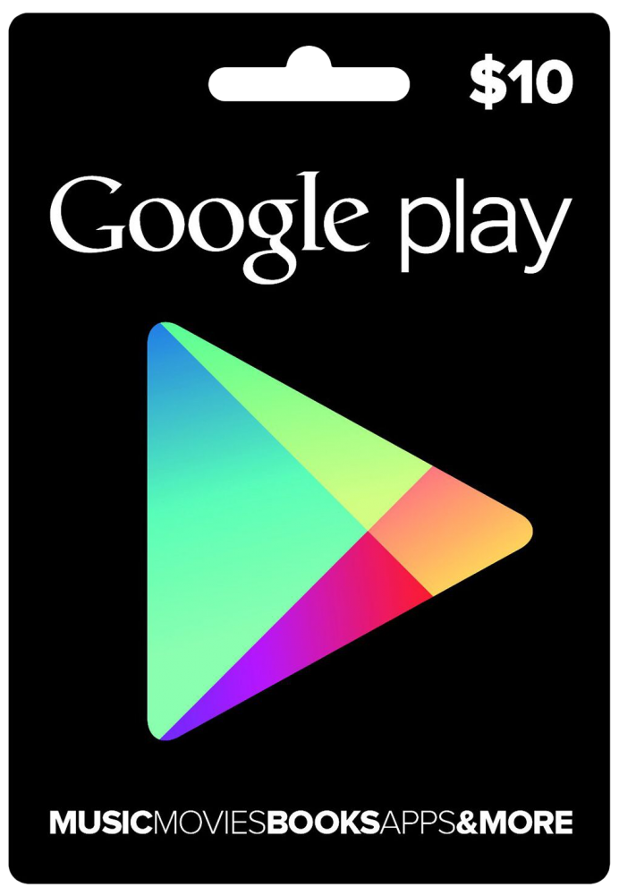 Out Of Stock Google Play Usa Gift Card Usd $10 - Google Play Card 100 (875x1000), Png Download