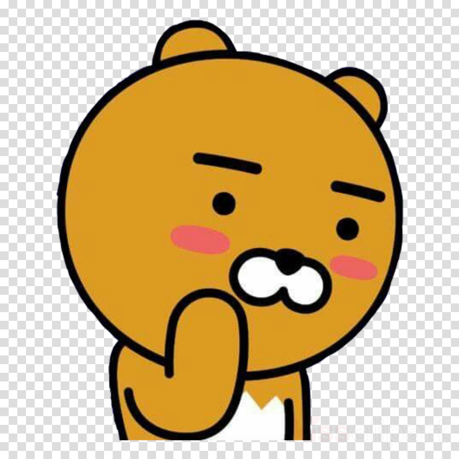 Ryan Kakao Png Clipart Kakao Friends Kakaotalk Sticker - Kakao Friends (900x900), Png Download