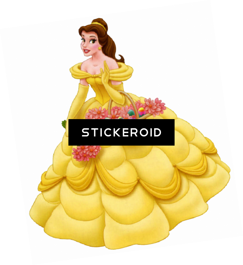 Belle And Beast Beauty Disney The - Disney Princess Belle (824x901), Png Download