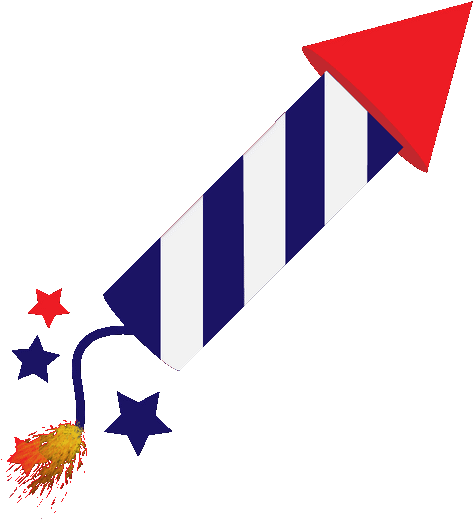 Firepopper Fireworks Firework Firecracker Fire Works - Firecracker Firework Png (473x519), Png Download