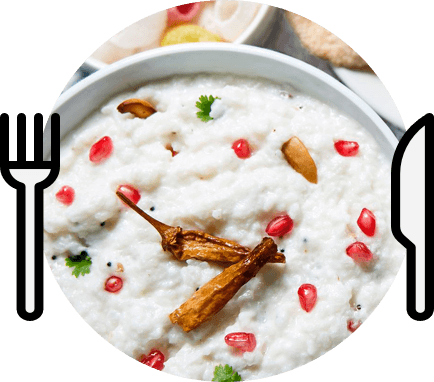 Kashmiri Curd Rice (434x382), Png Download