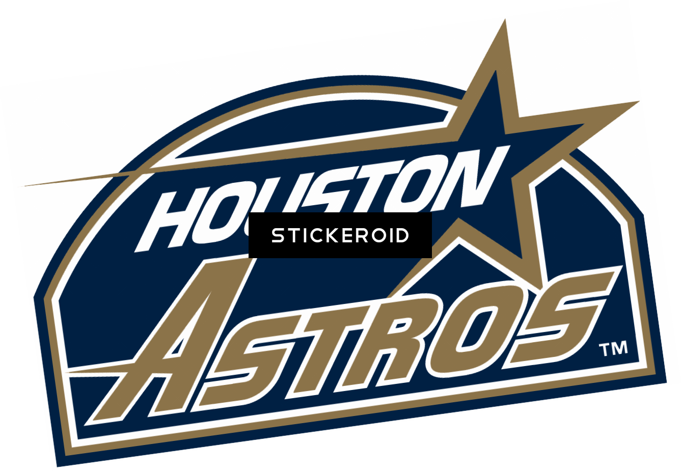Houston Astros H Logo - Champion Houston Astros Window Cling Decals (1337x925), Png Download