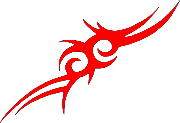 Small - Tribal Vector (600x409), Png Download