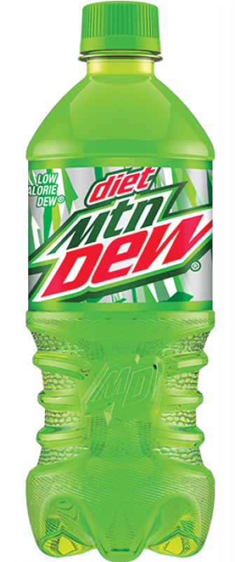 More Views - Diet Mountain Dew 20 Oz Bottle (800x800), Png Download