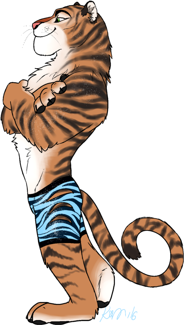 Tiger Claw Marks Clipart - Zootopia Tiger (602x1062), Png Download