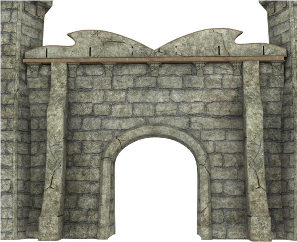 Castle Gate Png (600x521), Png Download