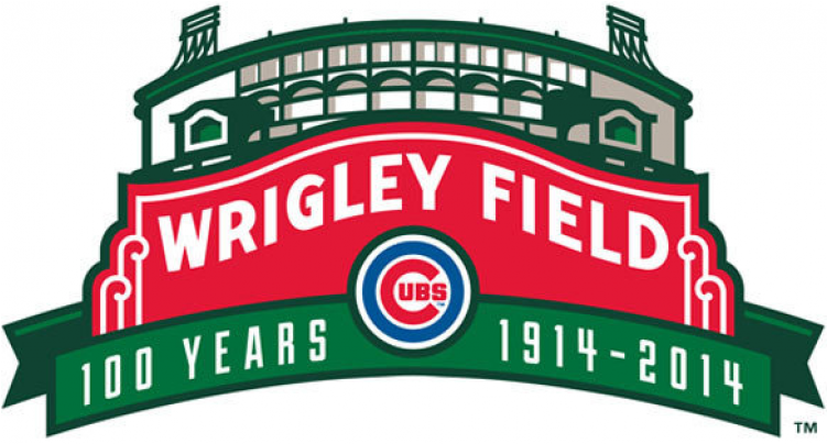 Chicago Cubs Logos Iron Ons - Wrigley Field Logo (750x930), Png Download