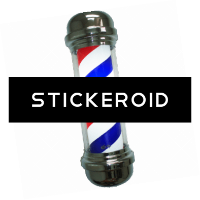 Barber Pole - Water Bottle (394x395), Png Download