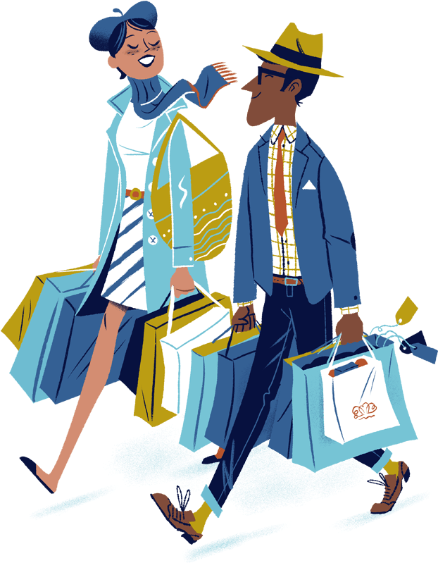 Retail And Fashion - Illustrations Retail (800x800), Png Download
