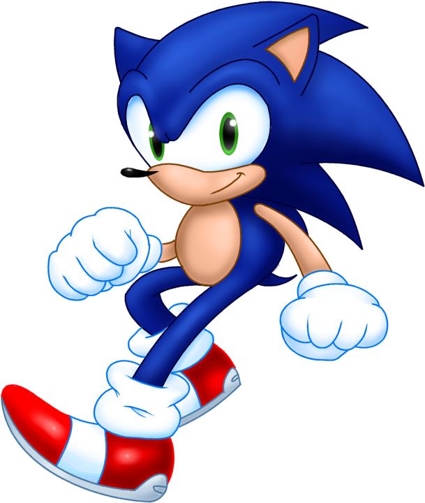 Sonic The Hedgehog - Sonic Drive-in (637x763), Png Download